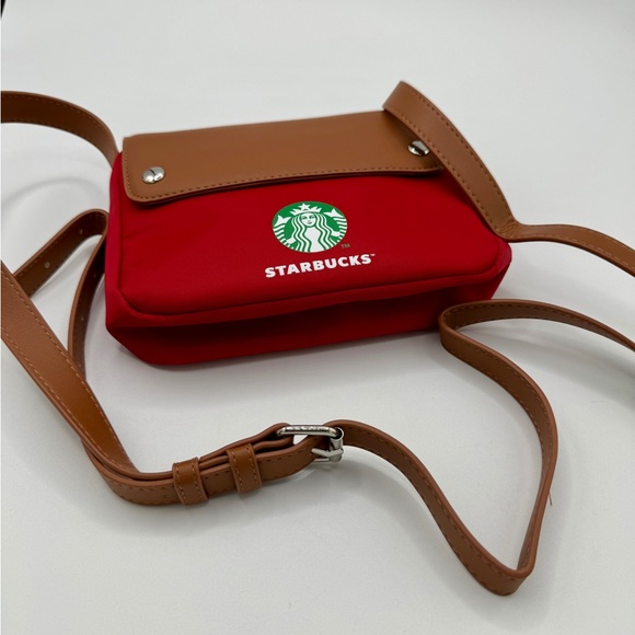 Starbucks Thailand Red Crossbody Mixed Nuts Bag - Picture 2 of 10